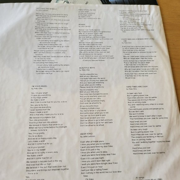 JOHN LENNON Yoko Ono Double Fantasy LP 1980 GEF 99131 Stereo Shrink Wrap LP3 - Picture 5 of 12